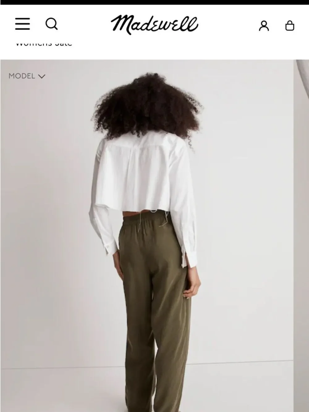 Madewell Straight Leg Cargo Pant